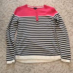 Crew neck long sleeve sweater